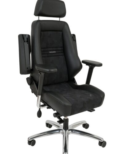 RECARO GUARD 24/7 Drehstuhl Stoff Camira (sehr strapazierfähig) schwarz inkl. 4D Armlehnen