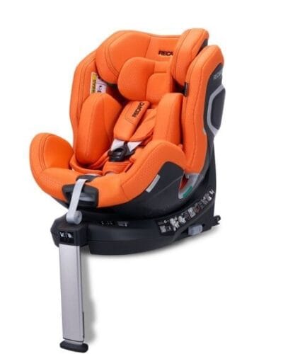 RECARO KINDERSITZ XENON 1 Kid Stoff Vibrant Orange, Reboarder mitwachsend von ca 3 Monate bis 7 Jahre