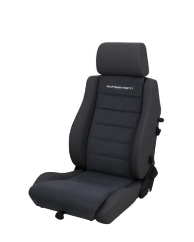 SCHEELMANN VARIO F Klima LI/RE KL/Alcantara schwarz, speziell für groß gewachsene Menschen