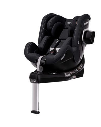RECARO KINDERSITZ TORON 1 Stoff Fresh Black, Reboarder mitwachsend von Geburt bis ca. 4 Jahre